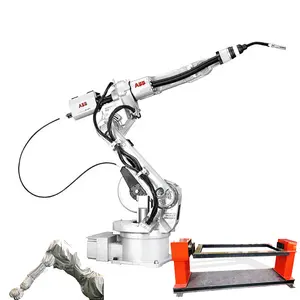Popular 6 ejes China marco CNC arco Tig soldadura Robot máquina ABB brazo 1520ID para soldadura por puntos y máquina de soldadura láser de fibra