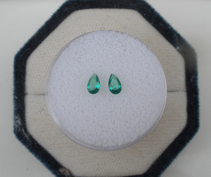Premium Emerald Pear Loose Faceted <b>Gem</b> Pair 5x3mm <b>Crafts</b> and <b>Gem</b> Collecting for Jewelry Making - Product Image 5