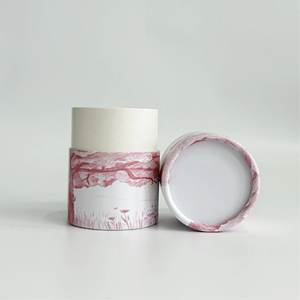 Tube en carton recyclé biodégradable imprimé en couleur, tailles personnalisées, boîte cylindrique en papier pour l'emballage du thé - Product Image 4