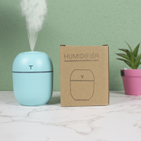T Diffuseur humidificateur d'air diffuseur d'huiles essentielles pulvérisateur de brouillard d'eau à ultrasons changeur de lumière multicolore aide au sommeil YS