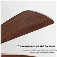 Nouveau Ventilateur de Plafond LED 2025 Style Moderne Atmosphérique avec Lampe pour Salon, Salle à Manger, Suspension, Télécommande et Intensité Réglable
