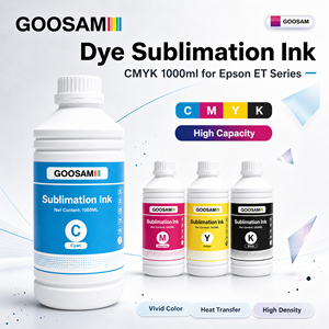 Goosam 1000ML Dye Sublimation <b>Ink</b> for ET-8550 ET-7750 Series CMYK Water-Based Bulk <b>Refill</b> Heat Transfer Printing - Product Image 1