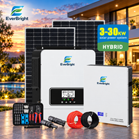 Sistem Pembangkit Tenaga Surya Hibrida Cerdas 8KW Dengan Baterai Lithium untuk Arbitrase Energi Rumah Tangga Terhubung Jaringan