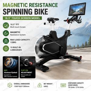 Vélo <span class=keywords><strong>elliptique</strong></span> professionnel en acier robuste pour vélo d'intérieur, vélo de gym, vélo d'exercice à résistance magnétique - Product Image 2