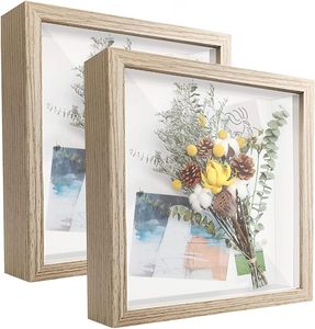 Chất Lượng Cao Tùy Chỉnh Cổ Điển Đen & Trắng Vuông Gỗ Hình Ảnh Khung Bóng Hộp Khung Ảnh - Product Image 3