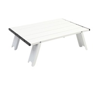 Table de camping pliante ultra-légère portable en alliage d'aluminium 5 couleurs pour café et thé en plein air