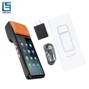 Imprimante thermique 4 cœurs, wi-fi, BT 4.0, 58mm, Scanner de Code de reçus, Terminal Mobile Android, Point de vente, systèmes