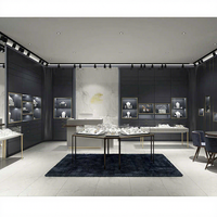 Présentoir à bijoux en MDF sur mesure, design moderne et luxueux, solution tout-en-un pour les magasins de bijoux des centres commerciaux