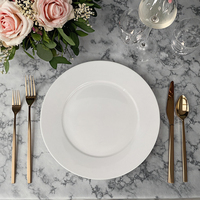 Vente en gros d'usine Assiette en céramique chinoise de 7,15 pouces Assiette à dîner Restaurant Assiettes en porcelaine Haute résistance Assiette ronde en céramique
