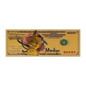 Ordine all'ingrosso: Banconota in polimero placcata in lamina d'oro 24k con simpatico Pikachu, ispirata all'anime giapponese - Product Image 5
