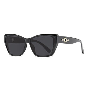 Lunettes de soleil œil-de-chat élégantes pour femmes, protection UV400, monture en plastique, verres en polycarbonate, type 3, pour la conduite en extérieur, style rétro tendance - Product Image 3