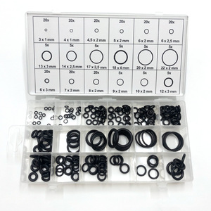 Nitrile Rubber O Ring <b>Kit</b> 225 Pcs Black Automotive Seals Various Sizes For Car Repair - Product Image 4