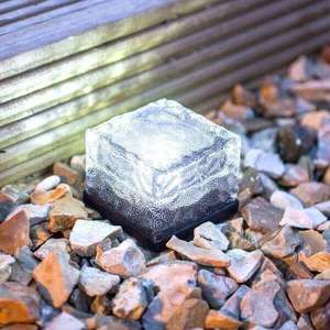 LED Solar Garden Light Outdoor Solar Brick Ice Block illuminazione paesaggistica impermeabile per il <span class=keywords><strong>passaggio</strong></span> cortile Lawn Decor Night Lights - Product Image 3