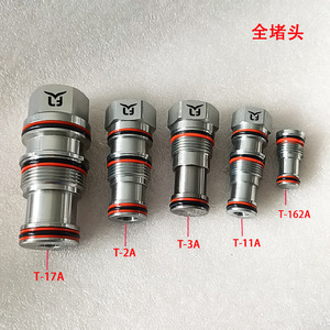 Vannes à cartouche filetées hydrauliques T-17A T-2A T-3A T-11A T-162A entièrement obturées pour engins de génie civil - Product Image 4