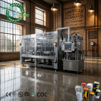 Mesin Pengisian Kaleng CO2 20000CPH 48 Head dengan Pengisi Penyegel Printer Kode 2 in 1 dan Depalletizer untuk Minuman Bersoda/Karbonasi