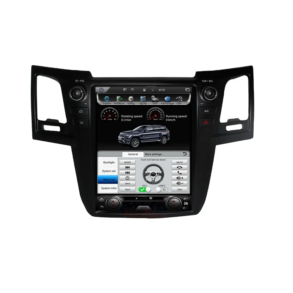 Kirinavi Verticale Screen Tesla Stijl 12.1 "Android 10.0 Auto Stereo Auto Radio Voor Toyota Fortuner 2012 2013 2014 2015