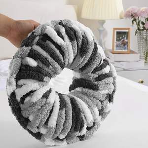 Fil chenille jumbo de 2 cm environ, couleurs les plus populaires, 100% polyester - Product Image 2