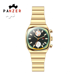 Reloj Cuadrado para Hombre PANZEP, Tres Agujas, Resistente al Agua, de Negocios, de Alta Gama, Correa de Acero Inoxidable, Reloj de Cuarzo Resistente al Agua - Product Image 4