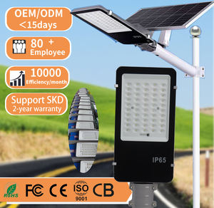 Farola solar superbrillante para exteriores, IP67, resistente al agua, 500W, 600W, farola led solar con control remoto, buena cantidad - Product Image 1
