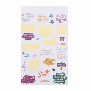 Autocollant de calligraphie Yihe Planner - Organisateur/Planificateur pour cadeau/usage de bureau Reliure thermique - Product Image 5