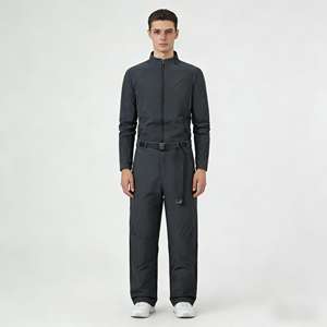 Мужской комплект для активного отдыха 2-в-1 |   Быстросохнущая ветро- и водонепроницаемая куртка и брюки |   Весенне-осенний комплект для походов и повседневной носки (2 предмета) - Product Image 2