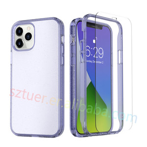 Ốp Điện Thoại <span class=keywords><strong>Iphone</strong></span> 12 Pro Max, Ốp Bảo Vệ Hai Lớp Toàn Diện 360 Lấp Lánh Bằng Kính Màn Hình - Product Image 5