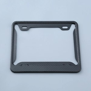 Tùy chỉnh thép không gỉ sợi carbon xe máy giấy phép tấm khung - Product Image 3