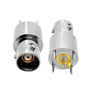 Conector Triaxial Hembra TRB BNC para Montaje en Panel, TRB-KE CBJ70, Conector de Soldadura para Placa de Circuito Miniatura PCB, 3 Terminales, MIL-STD-1553B
