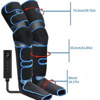 Bottes de récupération des jambes à compression d'air Relaxant musculaire des jambes électrique Masseur des jambes chauffant Soulager la fatigue des pieds