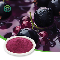 Hoogwaardige, concurrerende prijs, natuurlijk biologisch gecertificeerd voedingsmiddelkwaliteit zwarte bessen sap poeder fruitextract anthocyanine 1kg blik