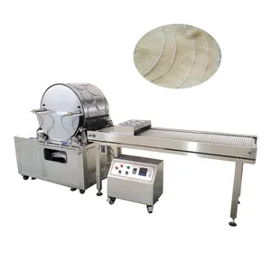 Full automatic small spring roll pastry sheet making machine