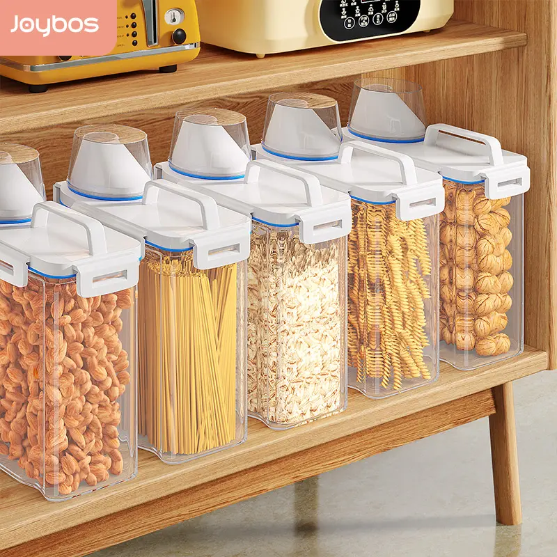 Joybos Food Container Food Storage Tank Cereals Storage Jars Pasta Jars Food Storage Kitchen Container Jar With Lid Sealed