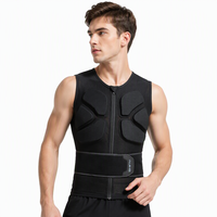Gilet de protection corporelle en matériau TPV de niveau CE 2 avec fermeture éclair pour le ski, le VTT, le BMX, le snowboard, les accessoires de moto, la sécurité sportive