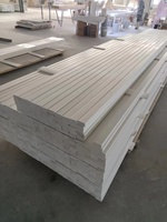 Persiana de madera impermeable con imprimación blanca, componente de persiana de madera