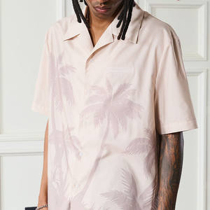 Camisas personalizadas OEM camisa de vacaciones de verano impresión sublimación botón Arriba manga corta hombres camisas Casuales - Product Image 2