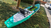 Planche de Paddle gonflable Portable 2022, planche de surf populaire avec système d'entraînement à pédale