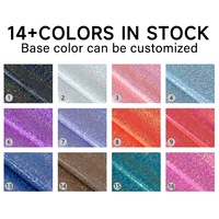 Tissu Spandex Holographique Extensible dans les 4 Sens, Couleurs Multiples/Personnalisées, Séchage Rapide, pour Vêtements de Danse, Maillots de Bain, Sous-vêtements et Tenues de Performance
