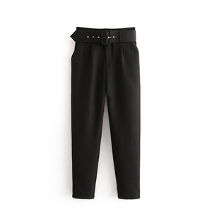 Vente en gros confort chic mode femme <span class=keywords><strong>pantalon</strong></span> décontracté extérieur ample jambe <span class=keywords><strong>large</strong></span> <span class=keywords><strong>pantalon</strong></span> grande taille - Product Image 2