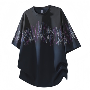 T-shirt blanc pour homme, en coton, confortable, rafraîchissant, élégant, couleur unie, t-shirt pour homme à manches courtes, tendance - Product Image 1