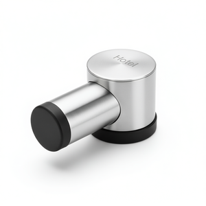 ตัวกันกระแทกประตูโรงแรมสแตนเลสแบบติดพื้น แข็งแรงทนทาน อุปกรณ์เสริมเพื่อความปลอดภัย ผลิตในสหรัฐอเมริกา แบรนด์ OEM - Product Image 2