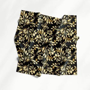 Écharpes en soie imprimées sur mesure, sans minimum de commande, bandanas en soie personnalisés, écharpes en soie surdimensionnées de créateur - Product Image 4