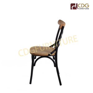<span class=keywords><strong>Chaise</strong></span> de Banquet en métal industriel, nouveaux arrivages à empiler, Table et <span class=keywords><strong>chaise</strong></span> à dossier croisé pour Restaurant, restauration rapide, Commercial, nouveaux arrivages - Product Image 5
