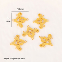 Vente en gros de fermoirs et connecteurs en argent S925 plaqué or 24 carats pour la fabrication de colliers, boucles d'oreilles et bracelets DIY