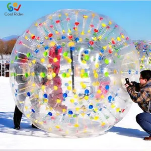 Langlebiger aufblasbarer Zorb-Ball für den menschlichen Körper im Freien, aufblasbarer Bubble-Zorb-Ball für Kinder und Erwachsene