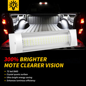 DXZ usine vente en gros 12-80V camion 72led lumière <span class=keywords><strong>de</strong></span> <span class=keywords><strong>plaque</strong></span> d'immatriculation 28CM <span class=keywords><strong>remorque</strong></span> led feu arrière <span class=keywords><strong>avec</strong></span> interrupteur - Product Image 3