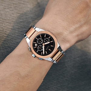 <span class=keywords><strong>Reloj</strong></span> de Cuarzo <span class=keywords><strong>AX</strong></span> de Lujo para Hombre |   Puntero de 16 mm |   Bisel de Cristal de Acero Inoxidable Resistente al Agua |   Estilo Casual de Negocios, Resistente al Agua hasta 50m - Product Image 6
