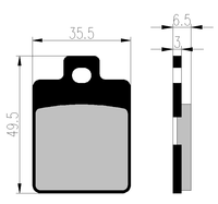 Plaquettes de frein de moto en céramique résistantes aux hautes températures VA232 Avant Arrière Friction stable Sans bruit Faible production de poussière