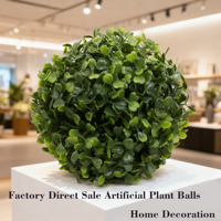 SanBao Mix Taille Plastique Artificielle Suspendue Boule de Buis Décoration pour Thanksgiving Noël et Pâques Intérieur Maison Jardin Décor