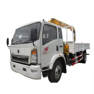 Sino HOWO 4X2รถบูมเครนไฮดรอลิกขับเคลื่อนทุกล้อ8ตันเครื่องยนต์ Weichai ปั๊มประสิทธิภาพสูงตลับลูกปืนสำคัญ - Product Image 2