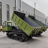 Geländegängiges 8-10 Tonnen Mini-Raupentransportfahrzeug Diesel-Raupendumper zum Verkauf